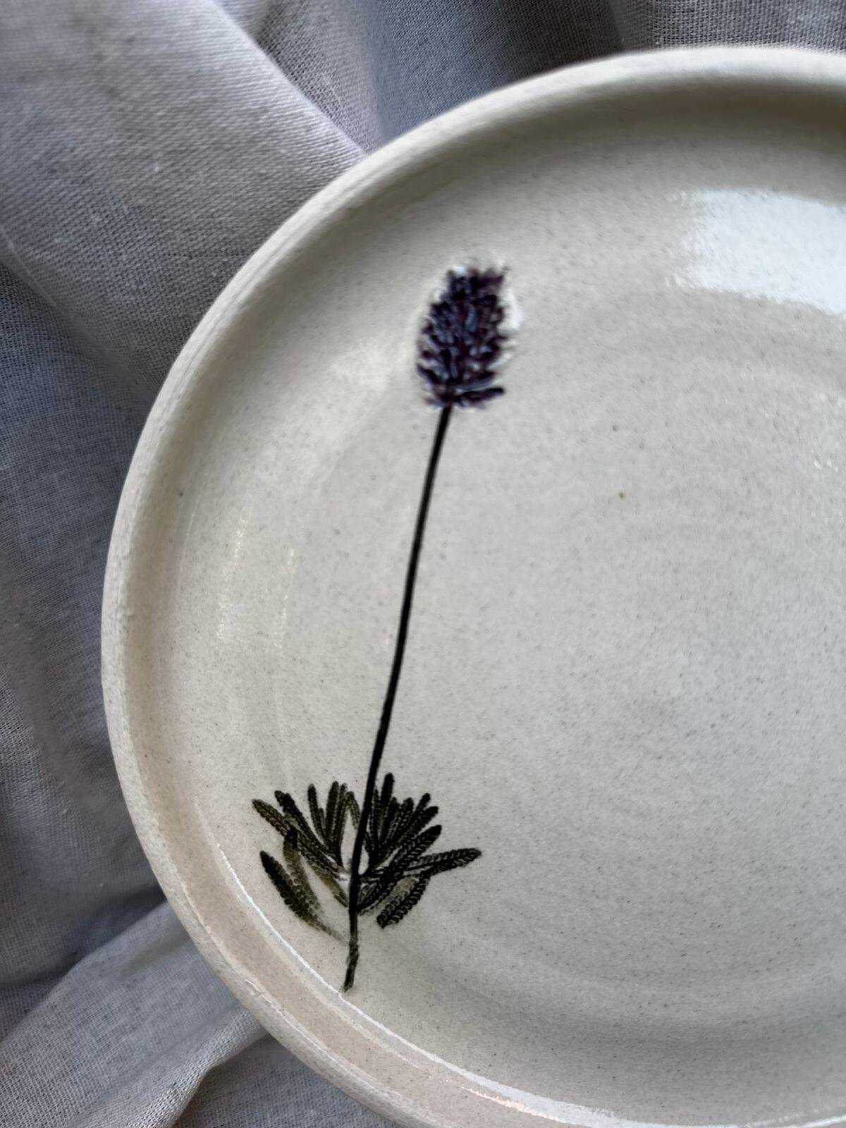 Prato de Cerâmica médio 18 cm - Biosfera II - Imagem 3