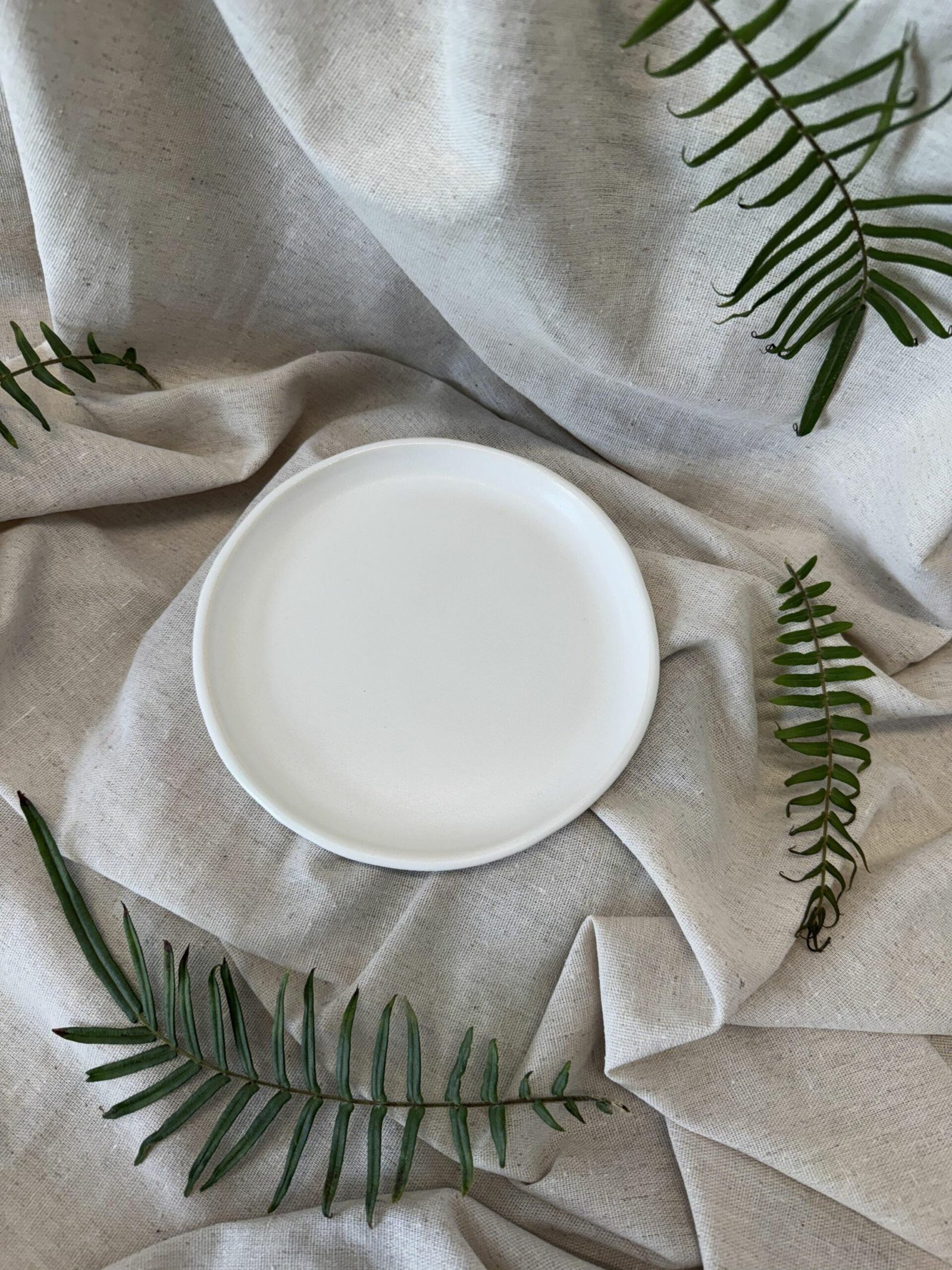 Prato de cerâmica - Porcelana redondo - Imagem 3