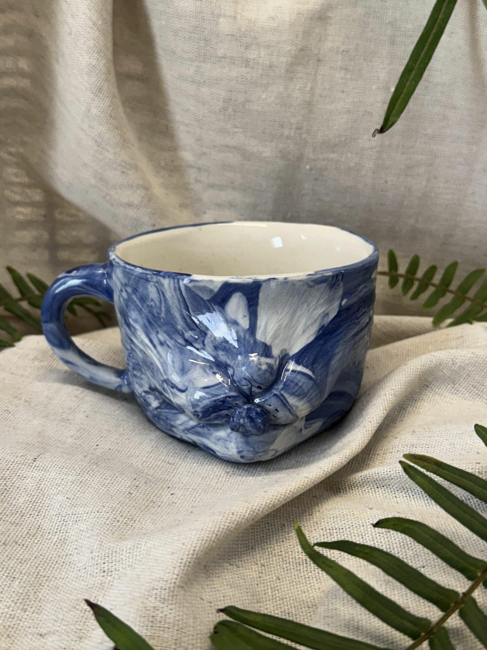 Caneca Gatitus - Azul