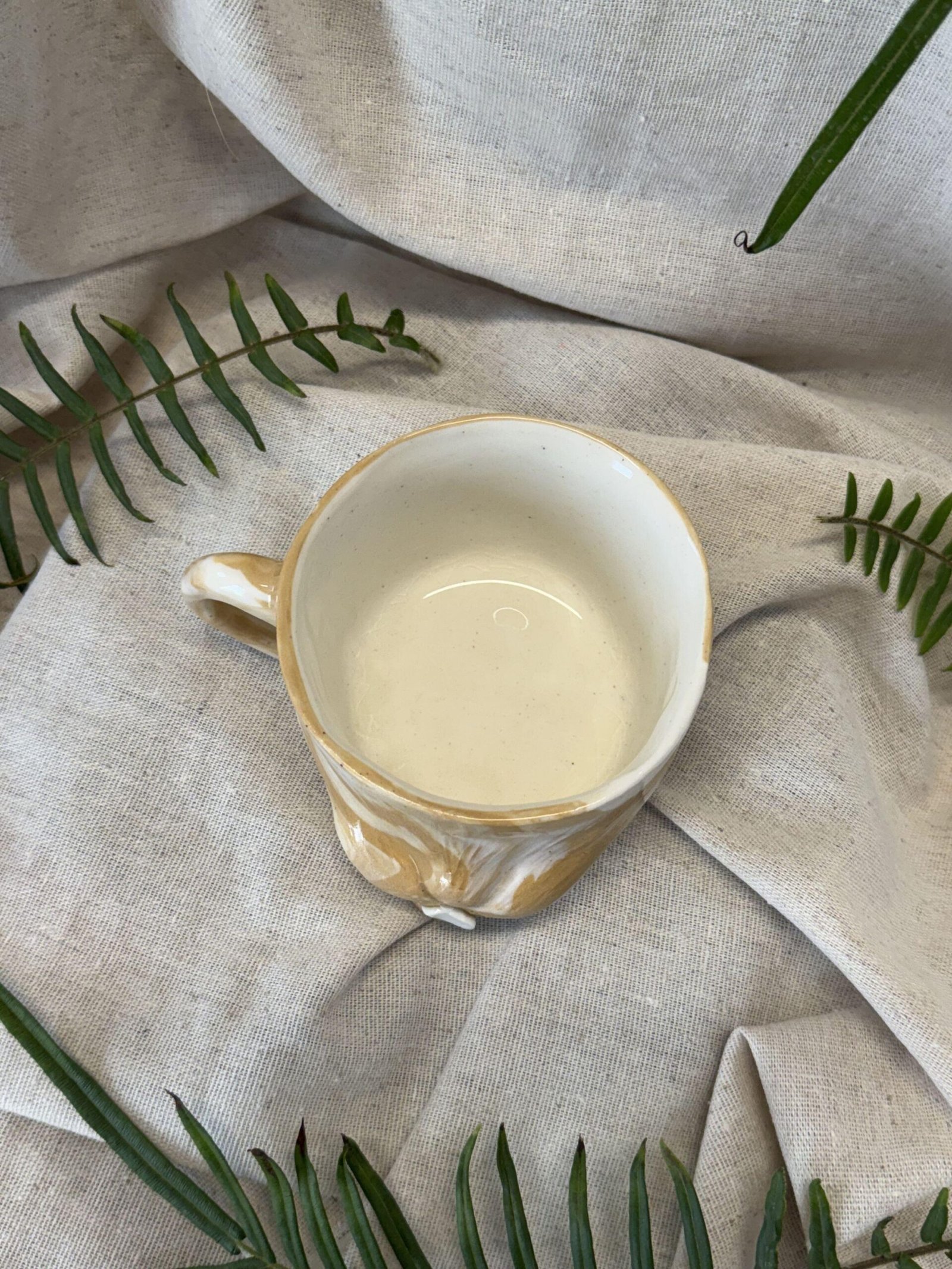 Caneca Gatitus - Branca e Laranja - Imagem 2