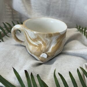 Caneca Gatitus - Branca e Laranja