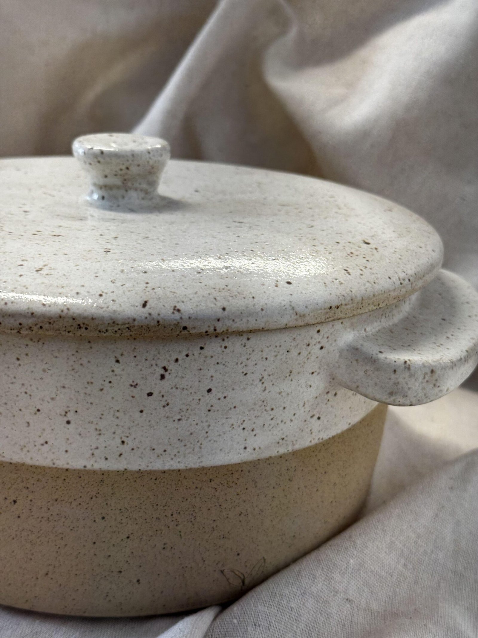 Panela de cerâmica - Off-white