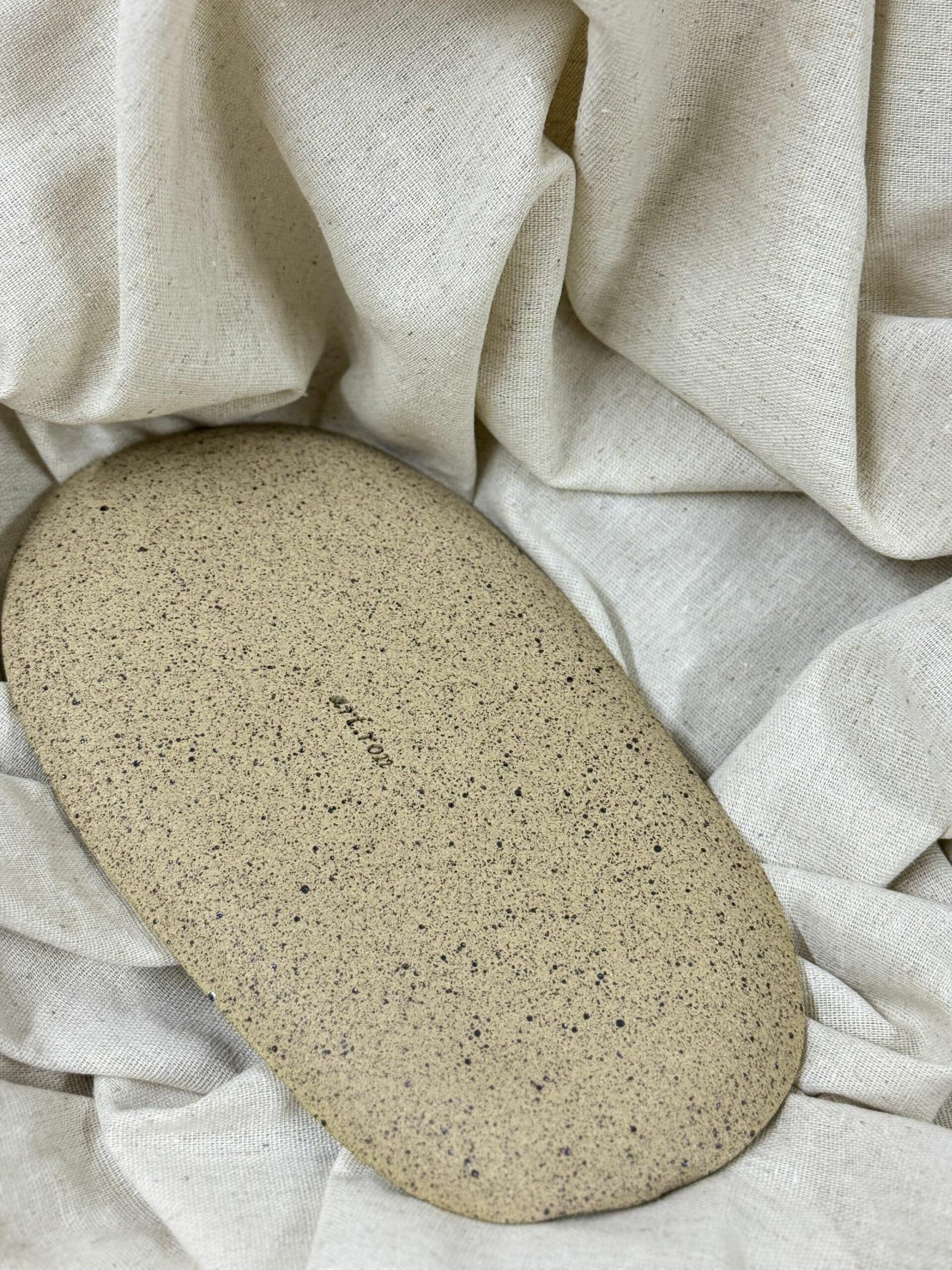 Prato de cerâmica oval - Off-white - Imagem 6