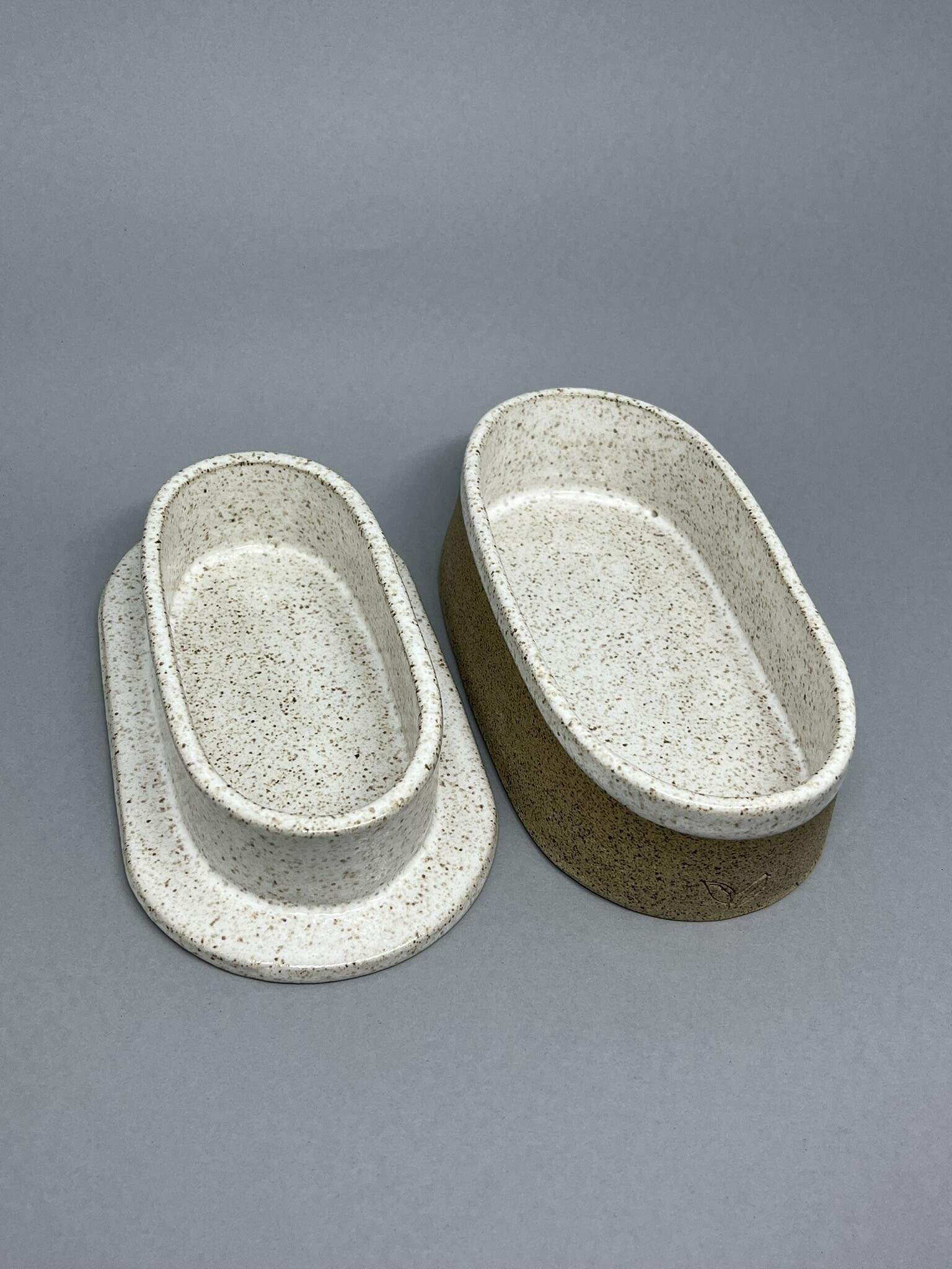 Manteigueira francesa oval - Branca - Imagem 5