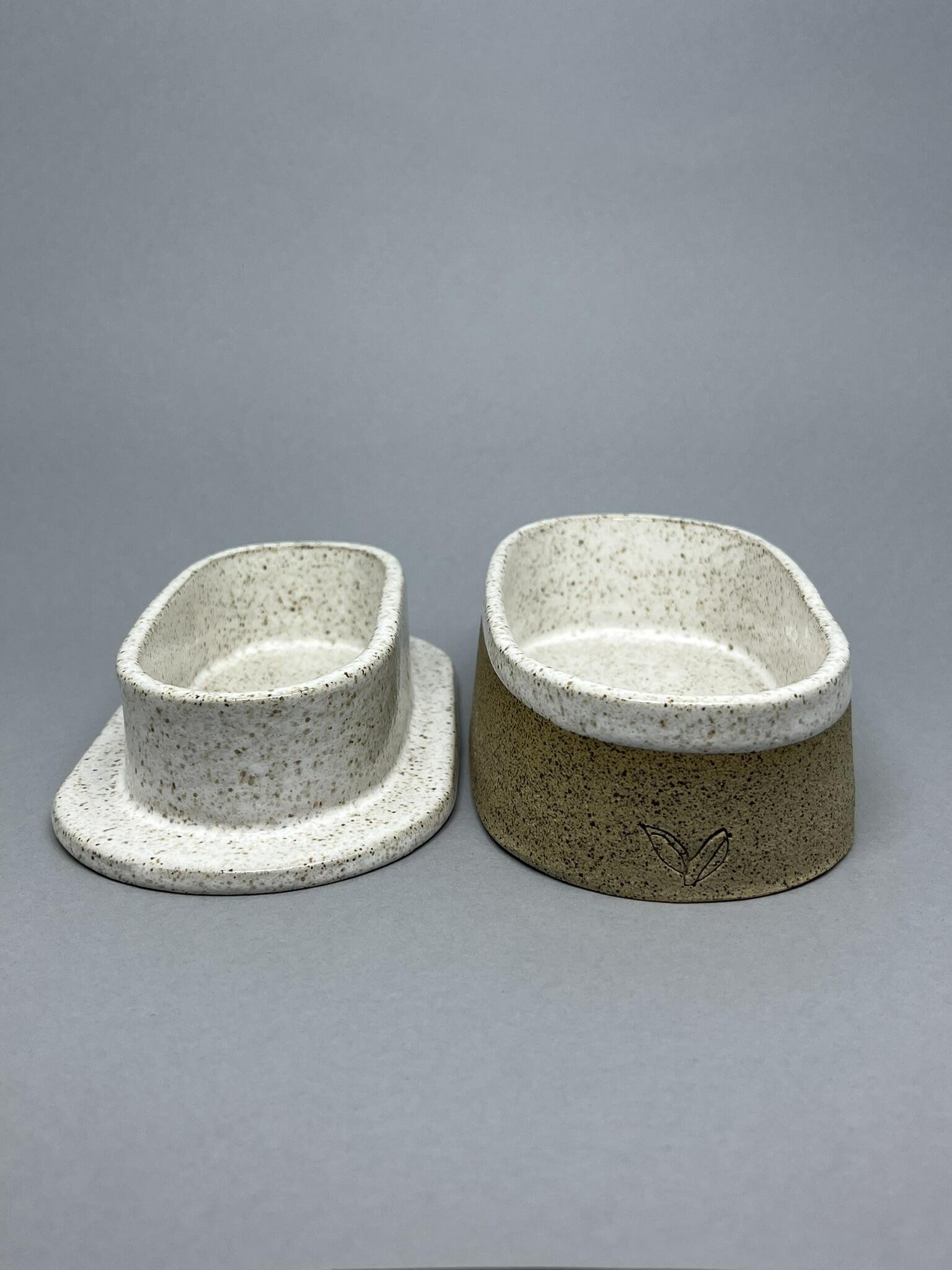 Manteigueira francesa oval - Branca - Imagem 4