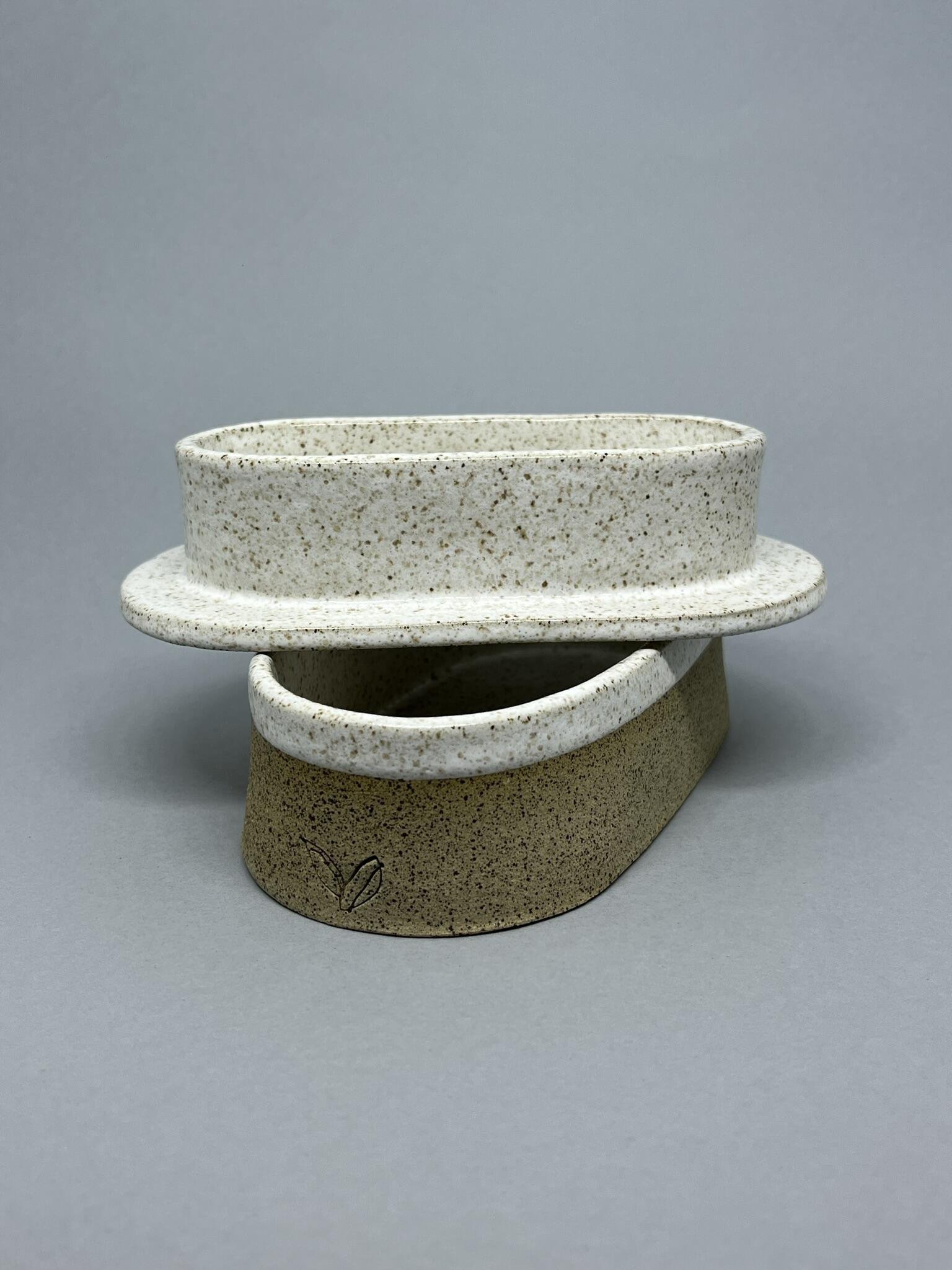 Manteigueira francesa oval - Branca - Imagem 7