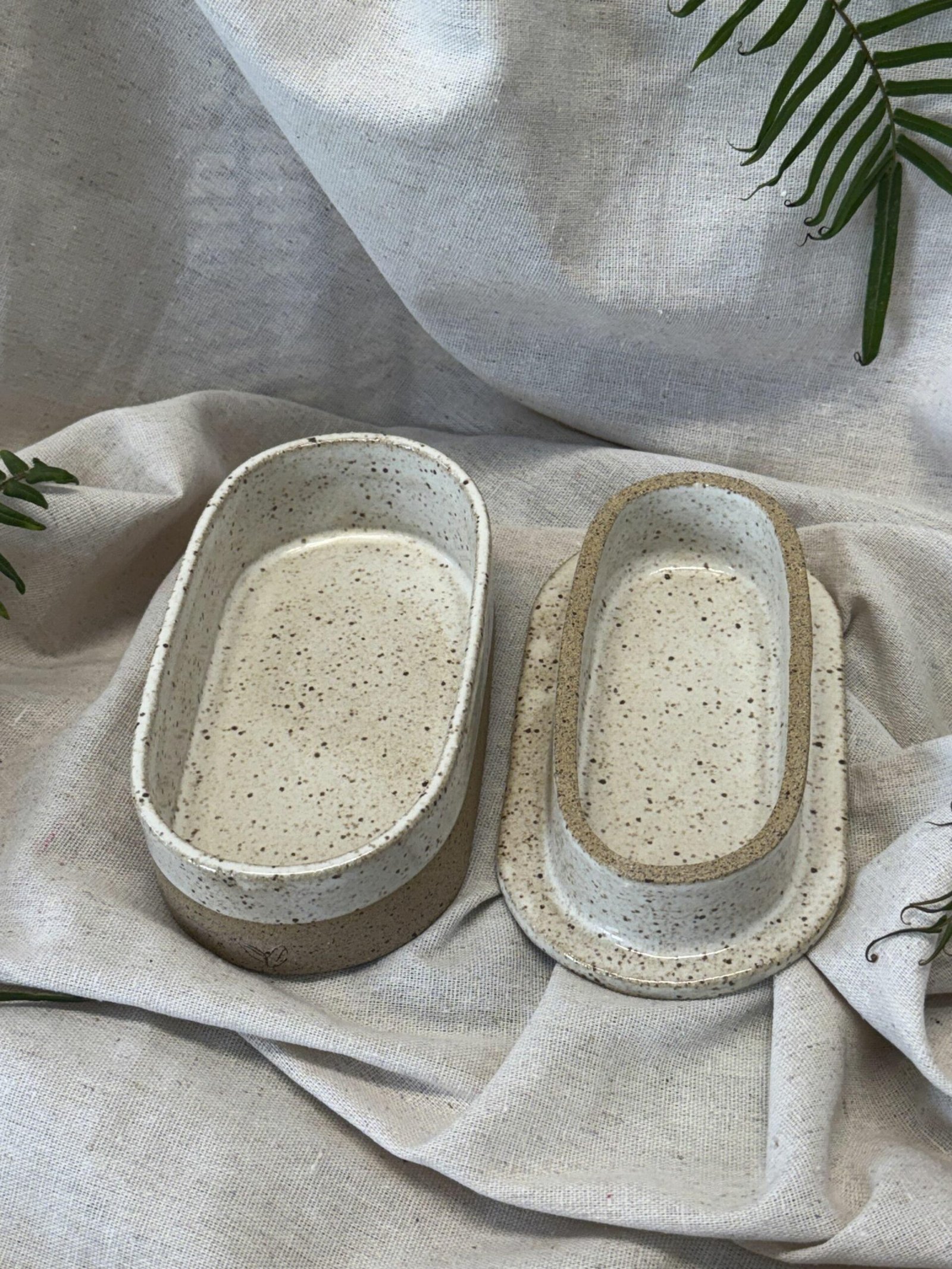 Manteigueira francesa oval - Off-white - Imagem 6