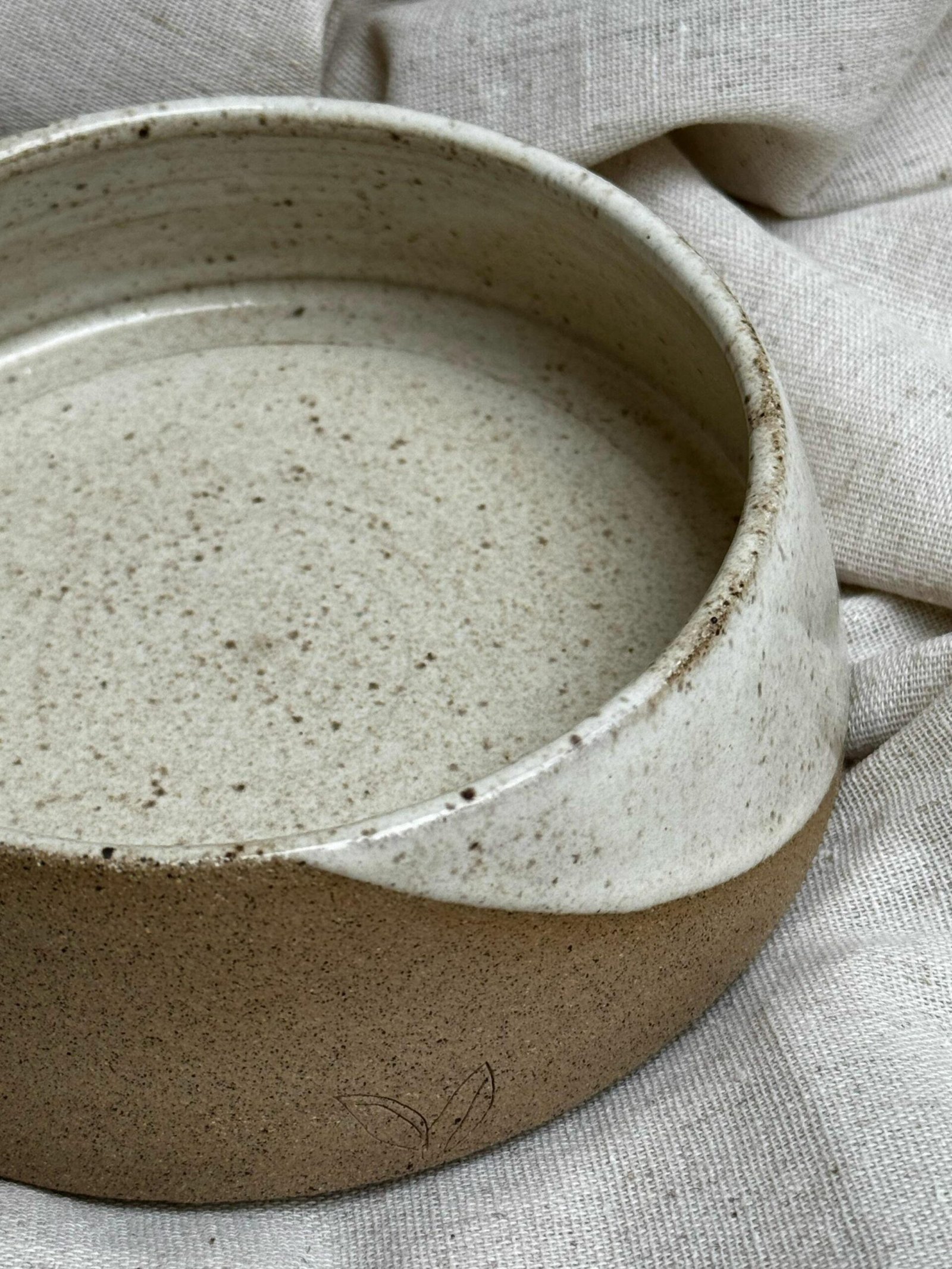 Manteigueira francesa redonda - Off-white - Imagem 7