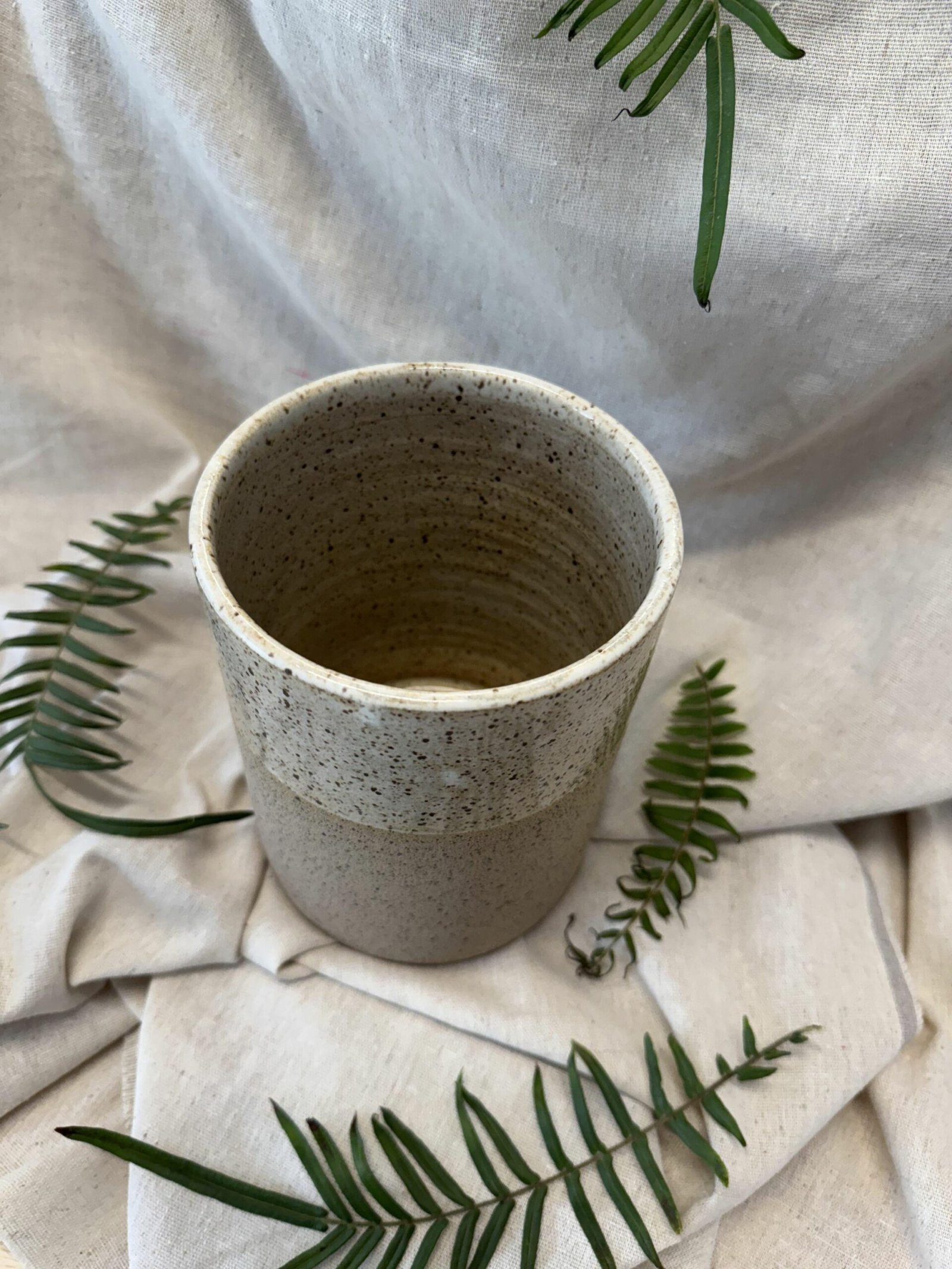 Porta talheres de Cerâmica - Off-White - Imagem 3