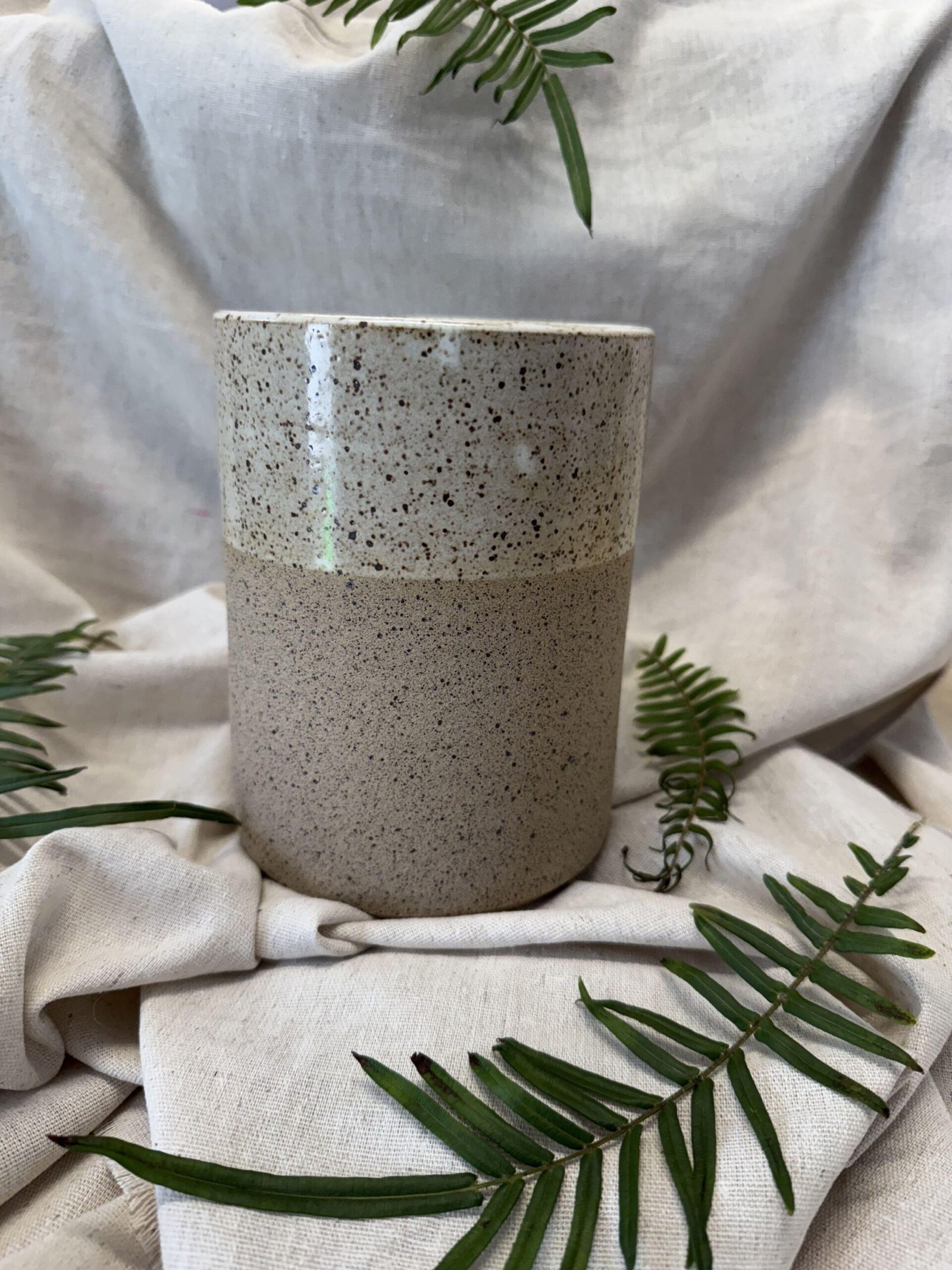 Porta talheres de Cerâmica - Off-White - Imagem 2