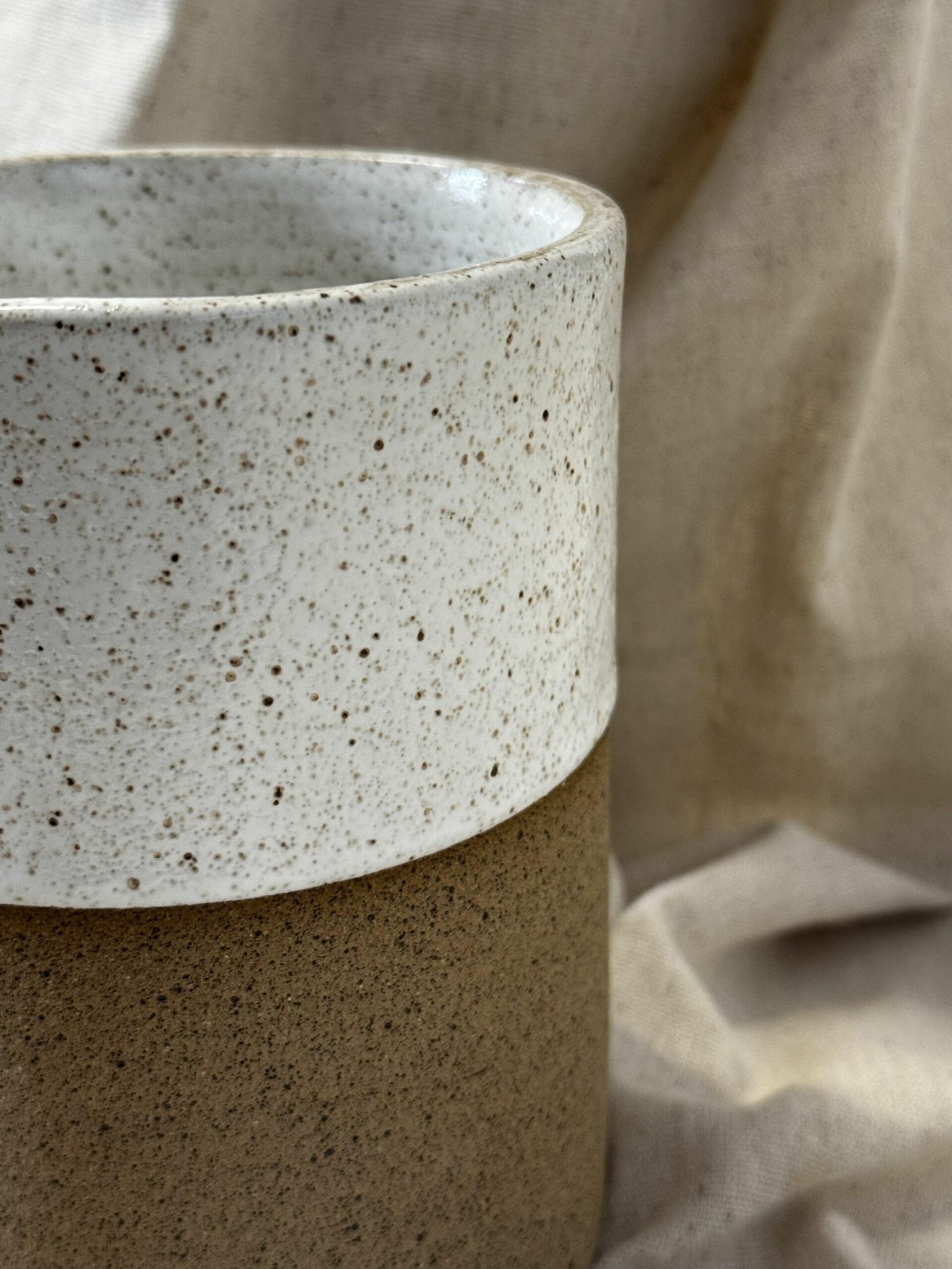 Porta talheres de Cerâmica - branco - Imagem 2