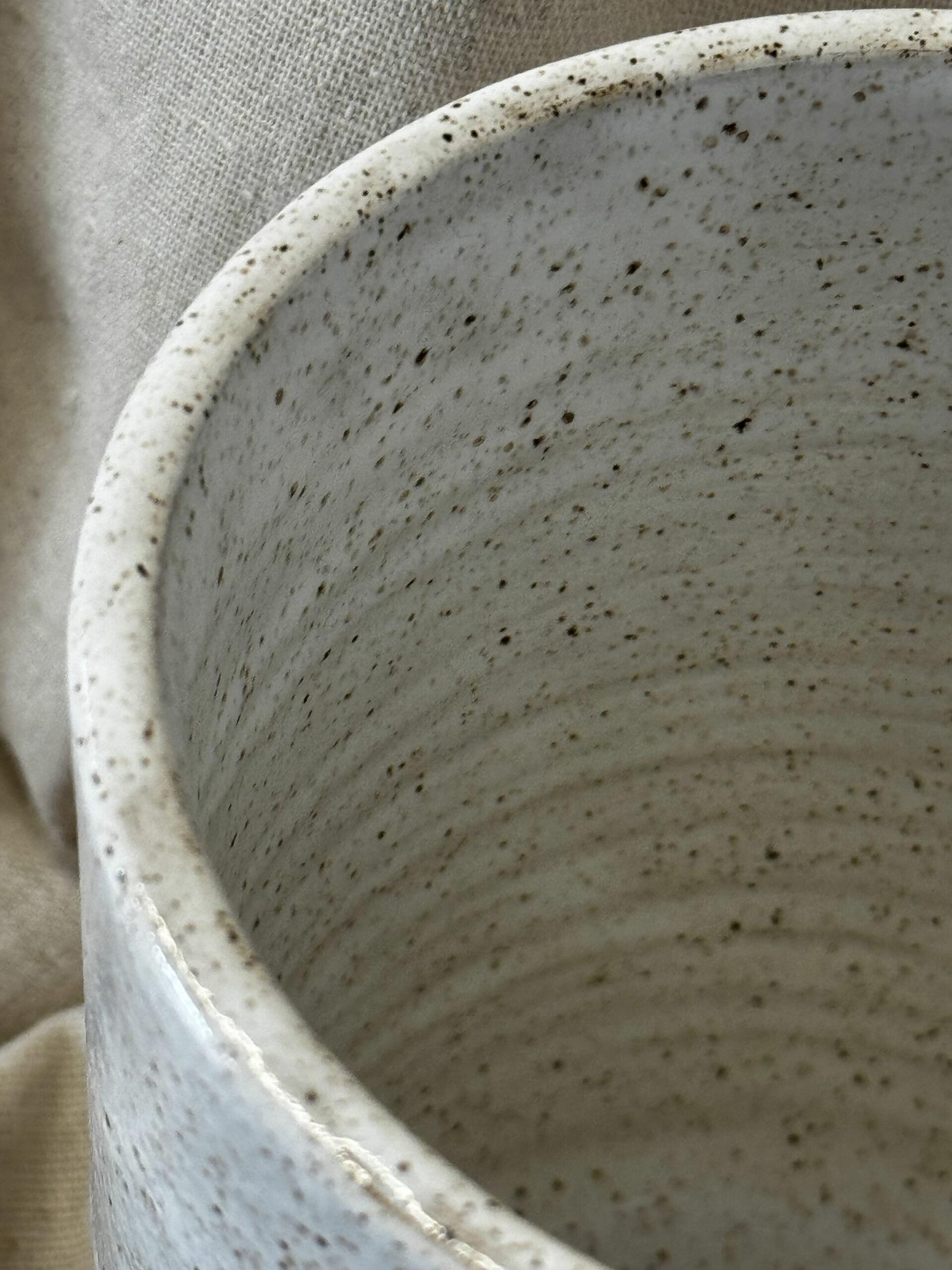 Porta talheres de Cerâmica - branco - Imagem 6