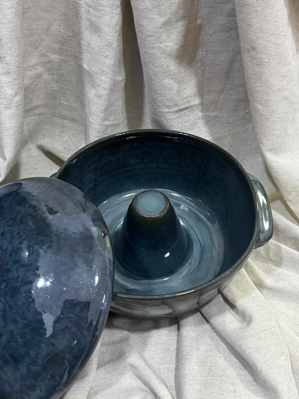 Forma de cerâmica com tampa - diamante - Imagem 8