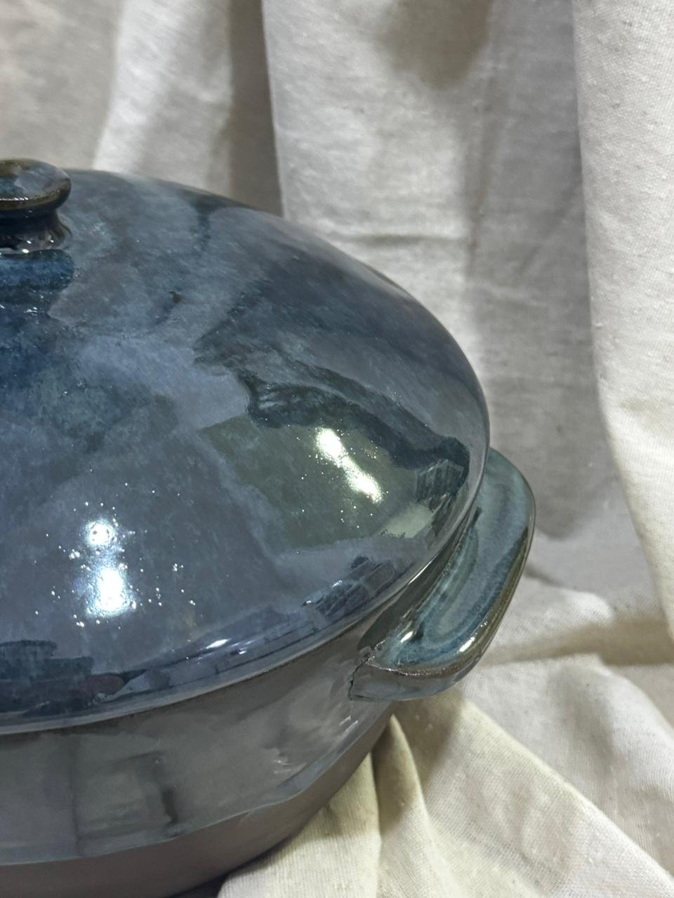 Forma de cerâmica com tampa - diamante - Imagem 4