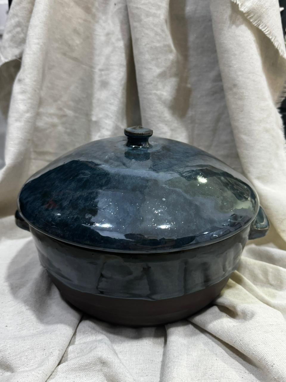 Forma de cerâmica com tampa - diamante