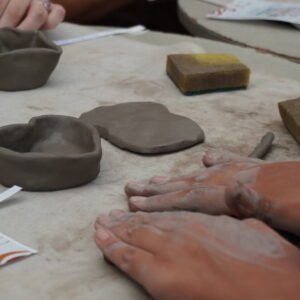 Minha primeira peça- 06/06 - oficina no Ateliê Art.Ron Cerâmicas