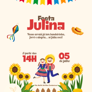 05/07/26 - FESTA JULINA NO ATELIÊ - ABERTA AO PÚBLICO